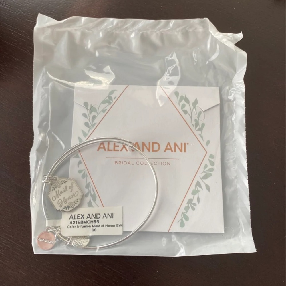 Alex and Ani Maid of Honor Charm Bangle